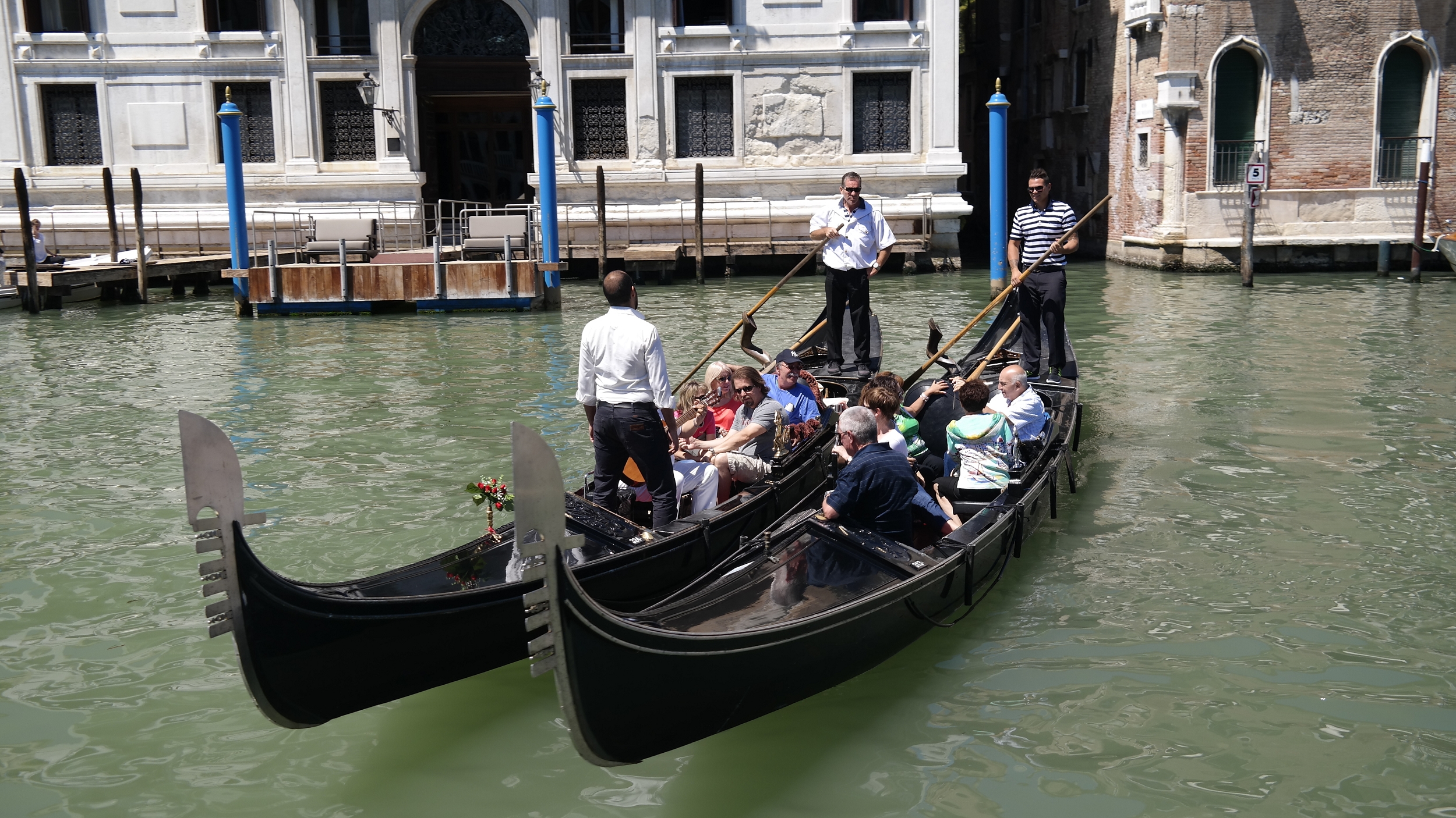 Eine Gondelfahrt in Venedig